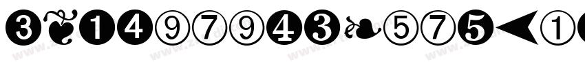 CSADigits Regular字体转换